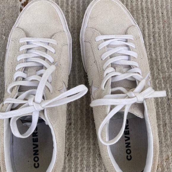 Men's Rare Converse One Star Pro Beige Vintage Shoes (8.5 US) - Picture 6 of 7